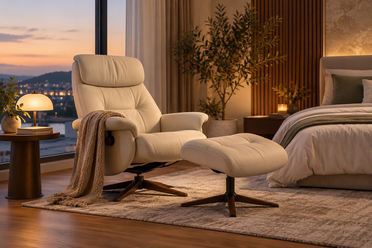 sofa thư giãn phòng ngủ – ảnh minh họa thiết kế riêng