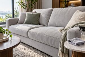 sofa microfiber dễ vệ sinh – ảnh minh họa thiết kế riêng