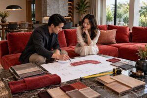 đặt sofa theo kích thước TPHCM – ảnh minh họa thiết kế riêng