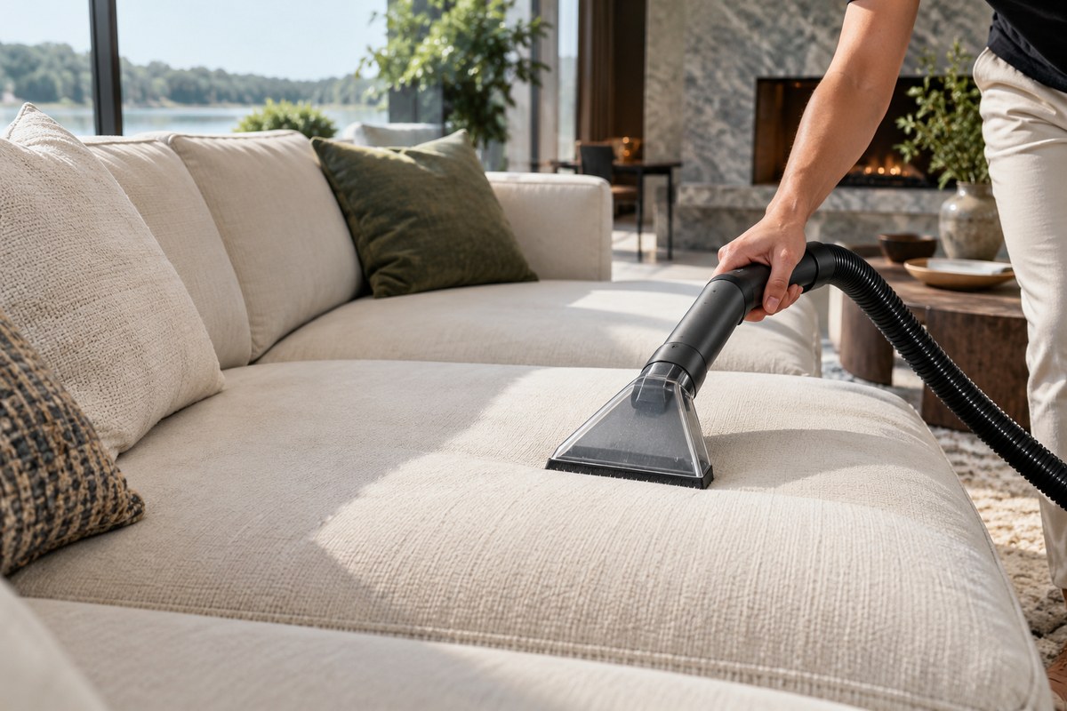 vệ sinh sofa vải tại nhà – ảnh minh họa thiết kế riêng