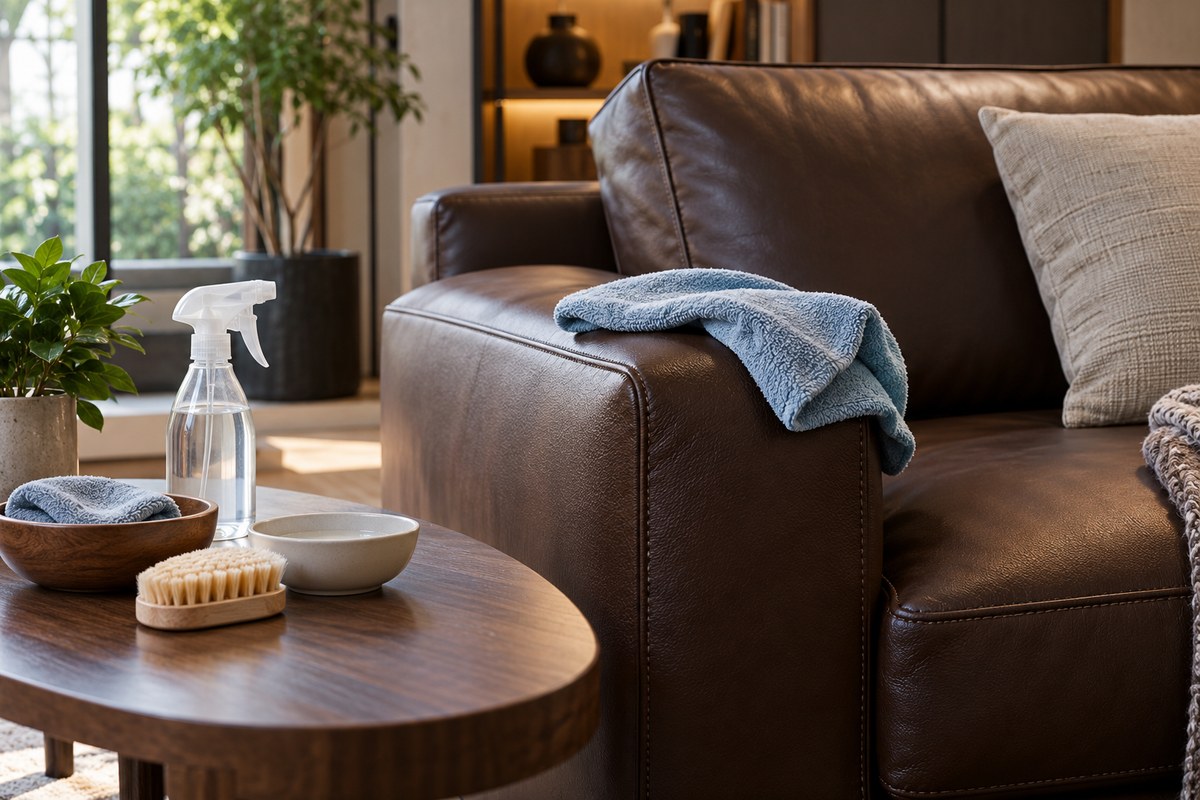 vệ sinh sofa da công nghiệp – ảnh minh họa thiết kế riêng