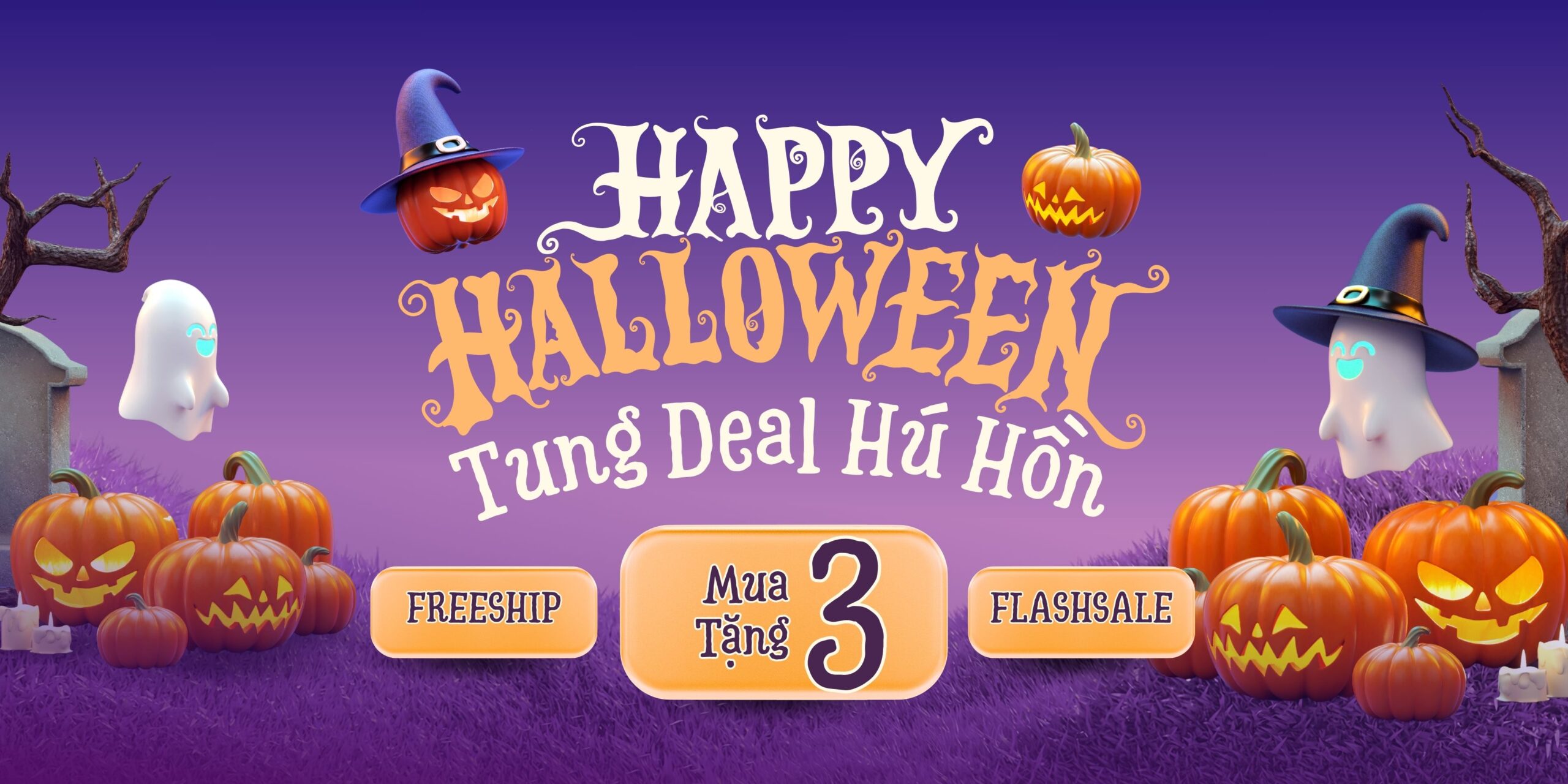 Happy Halloween – Tung deal hú hồn tại Sofa HCM